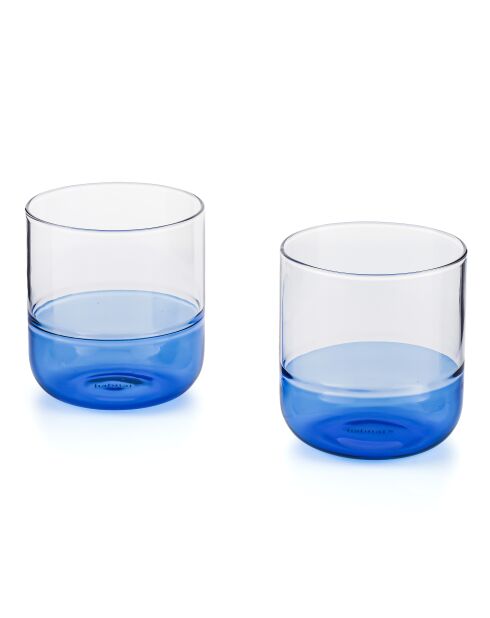 Lot de 2 Verres Ambra bleu - 34cl