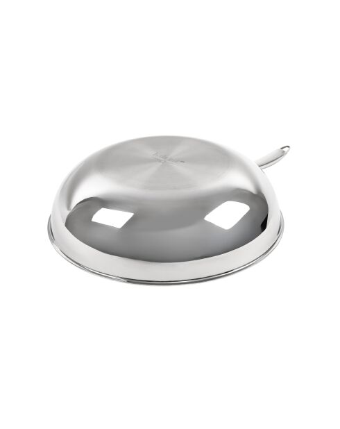 Hera Triplex-Wok mit Antihaftbeschichtung, schwarz/silber, 32 cm