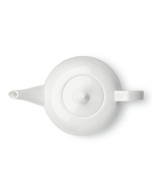 Théière Taidu II en bone china blanche - 150 cl