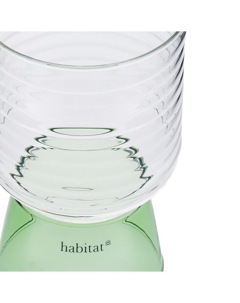 Lot de 2 Verres Ambra vert - 35cl