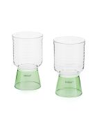 Lot de 2 Verres Ambra vert - 35cl