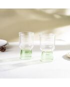 Lot de 2 Verres Ambra vert - 35cl