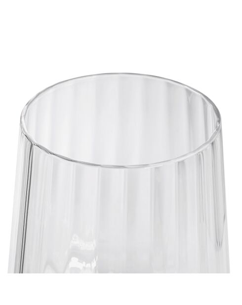 Set di 6 bicchieri da vino rosso Cléo in vetro cristallino trasparente - 43cl
