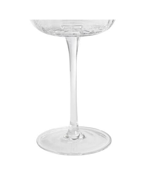 Set di 6 bicchieri da vino rosso Cléo in vetro cristallino trasparente - 43cl