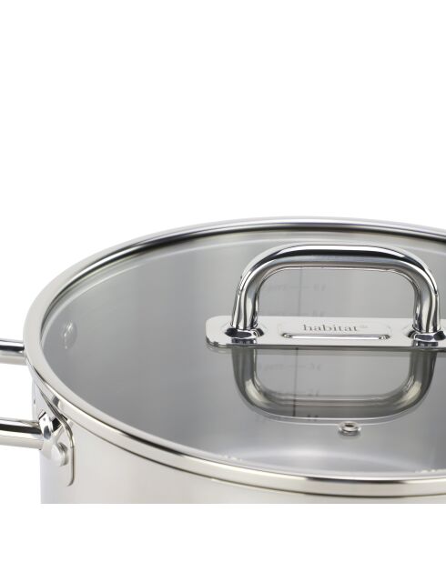 Épure verzilverde roestvrijstalen kookpot - 28 cm/8,2 L