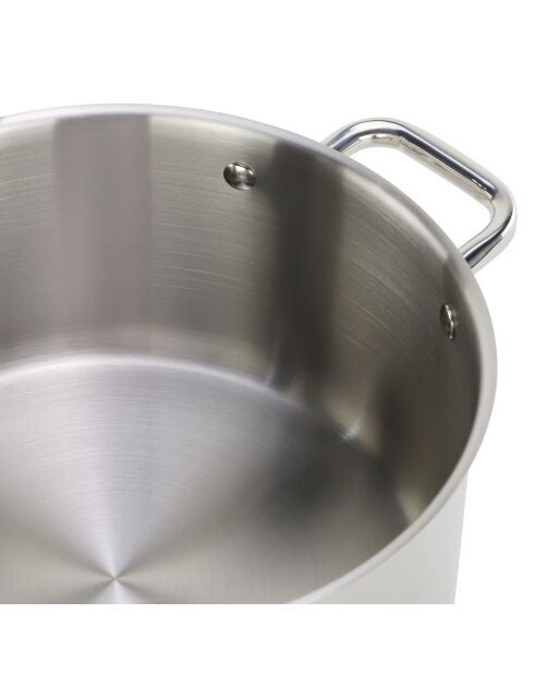 Épure verzilverde roestvrijstalen kookpot - 28 cm/8,2 L