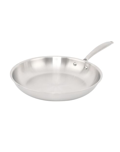Silberne Triplex-Osmosepfanne, 28 x 5 cm/3 l