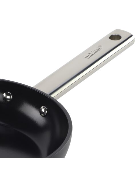 Épure-Aluminium-Bratpfanne mit schwarzer Vollinduktions-Keramikbeschichtung — 20 cm/1,1 l