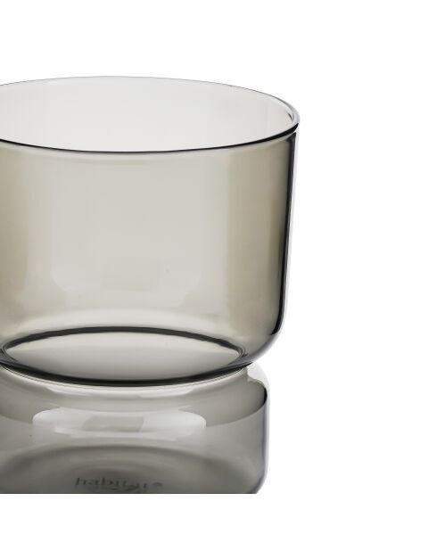 Lot de 2 Verres Ambra gris - 30cl