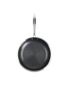 Hera Triplex-Bratpfanne mit Antihaftbeschichtung, schwarz/silber, 28 cm