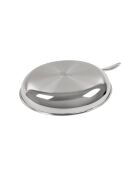 Hera Triplex-Bratpfanne mit Antihaftbeschichtung, schwarz/silber, 28 cm