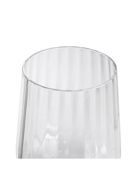 Set di 6 bicchieri da vino bianco Cléo in vetro cristallino trasparente - 33cl