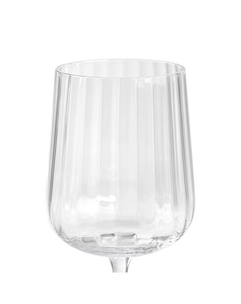 Set di 6 bicchieri da vino bianco Cléo in vetro cristallino trasparente - 33cl