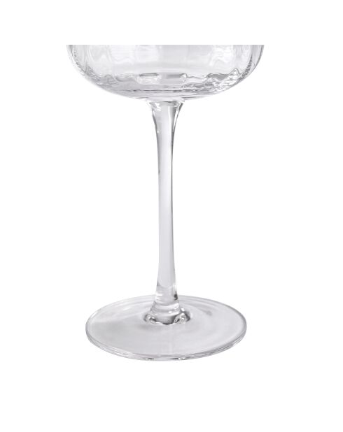 Set di 6 bicchieri da vino bianco Cléo in vetro cristallino trasparente - 33cl