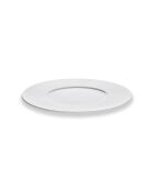Lot de 6 assiettes à dessert Solène blanches - 23,5 cm
