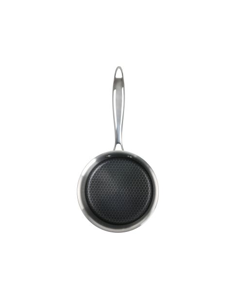 Cazo antiadherente Hera triplex negro/plateado - 16 cm