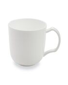 Lot de 6 mugs à thé Taidu II en bone china blancs - 38 cl