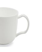 Lot de 6 mugs à thé Taidu II en bone china blancs - 38 cl