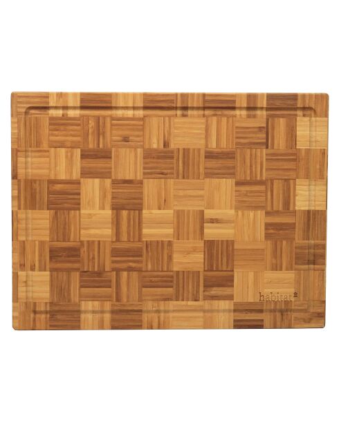 Bloque de 5 cuchillos Orionis de acero inoxidable y tabla de cortar de bambú o bambú plateados