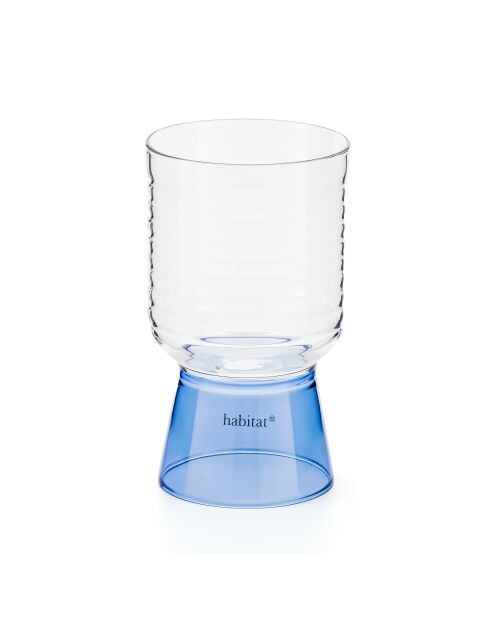 Lot de 2 Verres Ambra bleu - 35cl