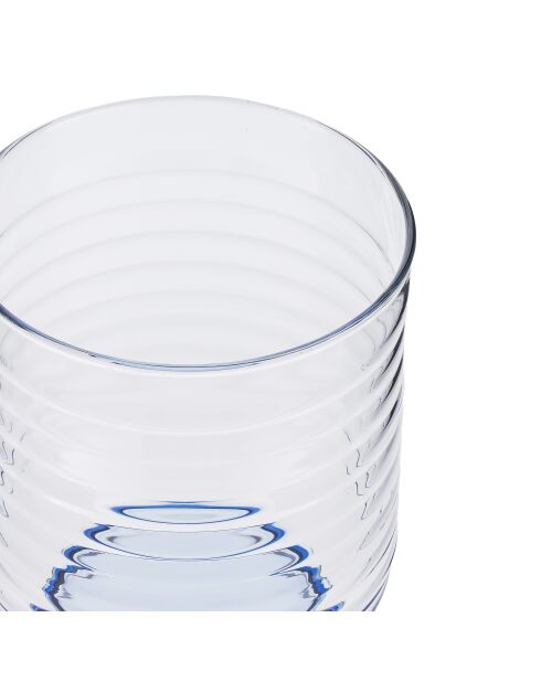 Lot de 2 Verres Ambra bleu - 35cl