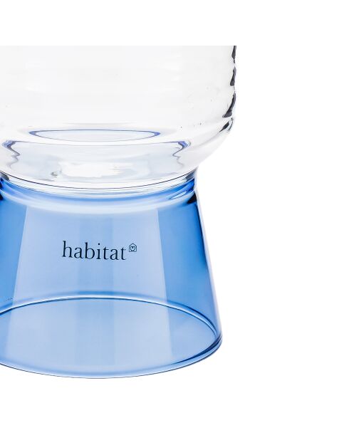 Lot de 2 Verres Ambra bleu - 35cl