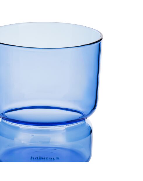 Lot de 2 Verres Ambra bleu - 30cl