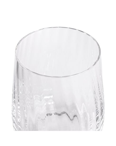 Set di 6 bicchieri da acqua Cléo in cristallo trasparente - 35cl