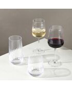 Lot de 6 verres à eau Cléo en verre cristallin transparent - 35cl