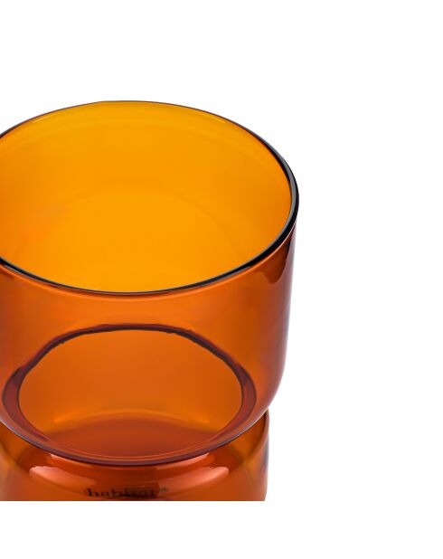 Lot de 2 Verres Ambra orange - 30cl