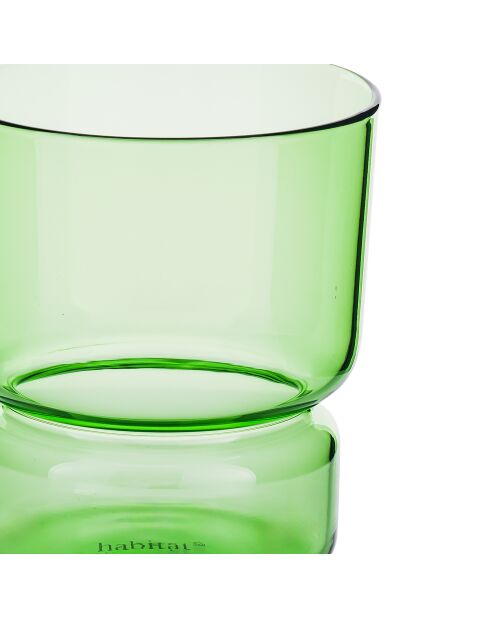 Lot de 2 Verres Ambra vert - 30cl