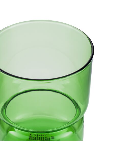 Lot de 2 Verres Ambra vert - 30cl