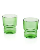 Lot de 2 Verres Ambra vert - 30cl