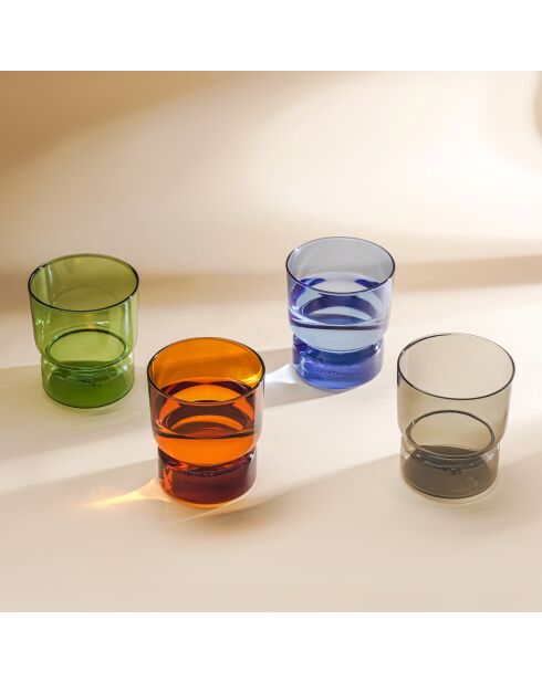 Lot de 2 Verres Ambra vert - 30cl