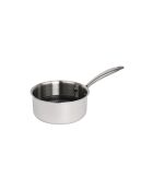 Hera Triplex 7-teiliges antihaftbeschichtetes Set in Schwarz/Silber