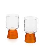 Lot de 2 Verres Ambra orange - 35cl
