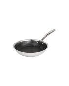 Hera Triplex Bratpfanne mit Antihaftbeschichtung, schwarz/silber, 20 cm