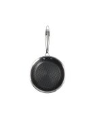 Hera Triplex Bratpfanne mit Antihaftbeschichtung, schwarz/silber, 20 cm