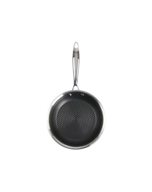 Hera Triplex Bratpfanne mit Antihaftbeschichtung, schwarz/silber, 20 cm