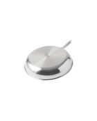 Hera Triplex Bratpfanne mit Antihaftbeschichtung, schwarz/silber, 20 cm