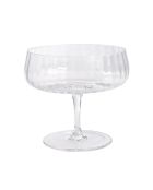 Set di 6 coppette da gelato Cléo in vetro cristallino trasparente - 28cl