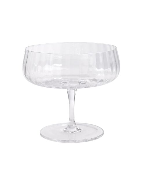 Set di 6 coppette da gelato Cléo in vetro cristallino trasparente - 28cl