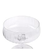 Set di 6 coppette da gelato Cléo in vetro cristallino trasparente - 28cl