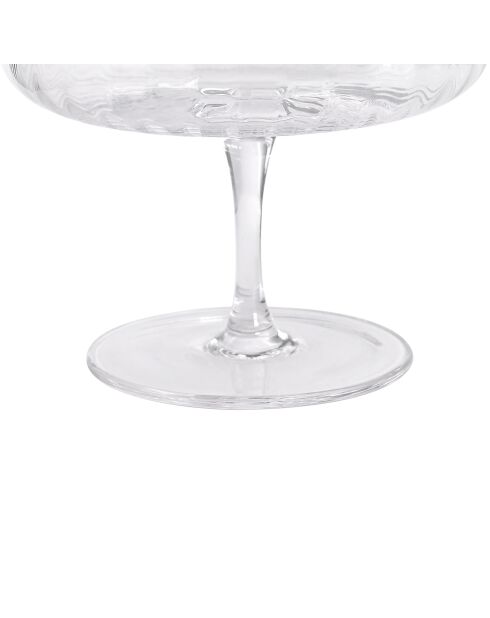 Set di 6 coppette da gelato Cléo in vetro cristallino trasparente - 28cl