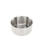 Set aus 3 herausnehmbaren Induktionstöpfen aus Edelstahl Épure 18/8, versilbert, 16/18/20 cm