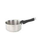 Set aus 3 herausnehmbaren Induktionstöpfen aus Edelstahl Épure 18/8, versilbert, 16/18/20 cm