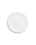 Lot de 6 assiettes dessert Taidu II en bone china blanc - 20,4 cm