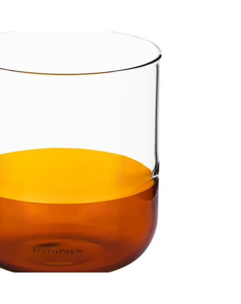 Lot de 2 Verres Ambra orange - 34cl