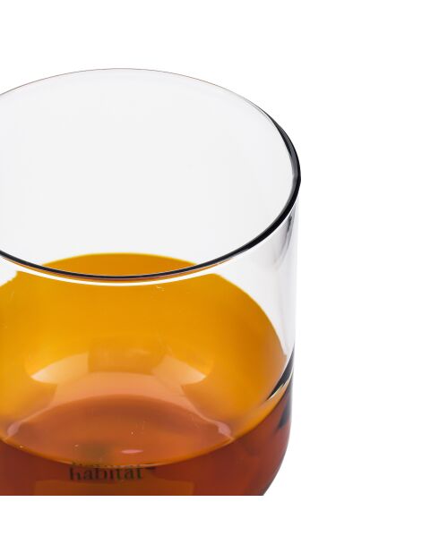 Lot de 2 Verres Ambra orange - 34cl