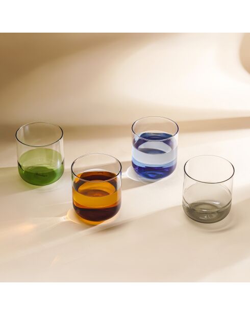 Lot de 2 Verres Ambra orange - 34cl
